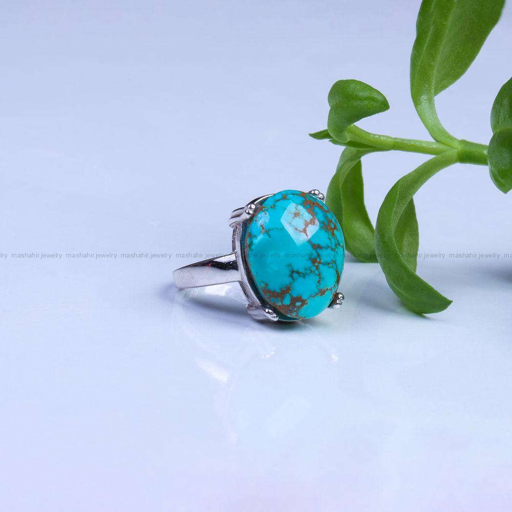 انگشتر فیروزه شجری زنانه کد 9645