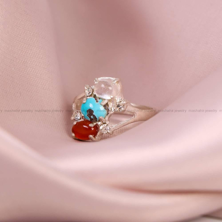 انگشتر میکس زنانه کد 5285