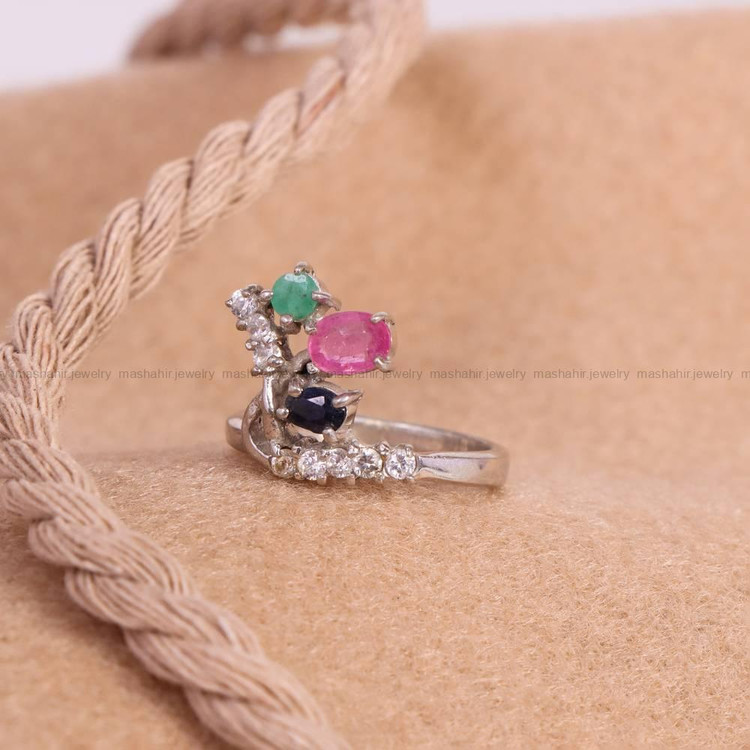انگشتر میکس زنانه کد 5290