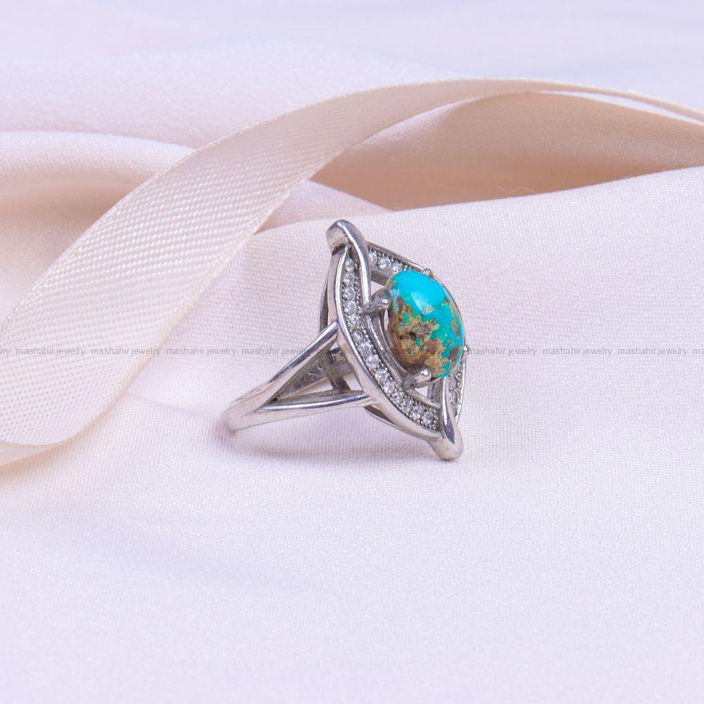 انگشتر فیروزه شجری زنانه کد 9970