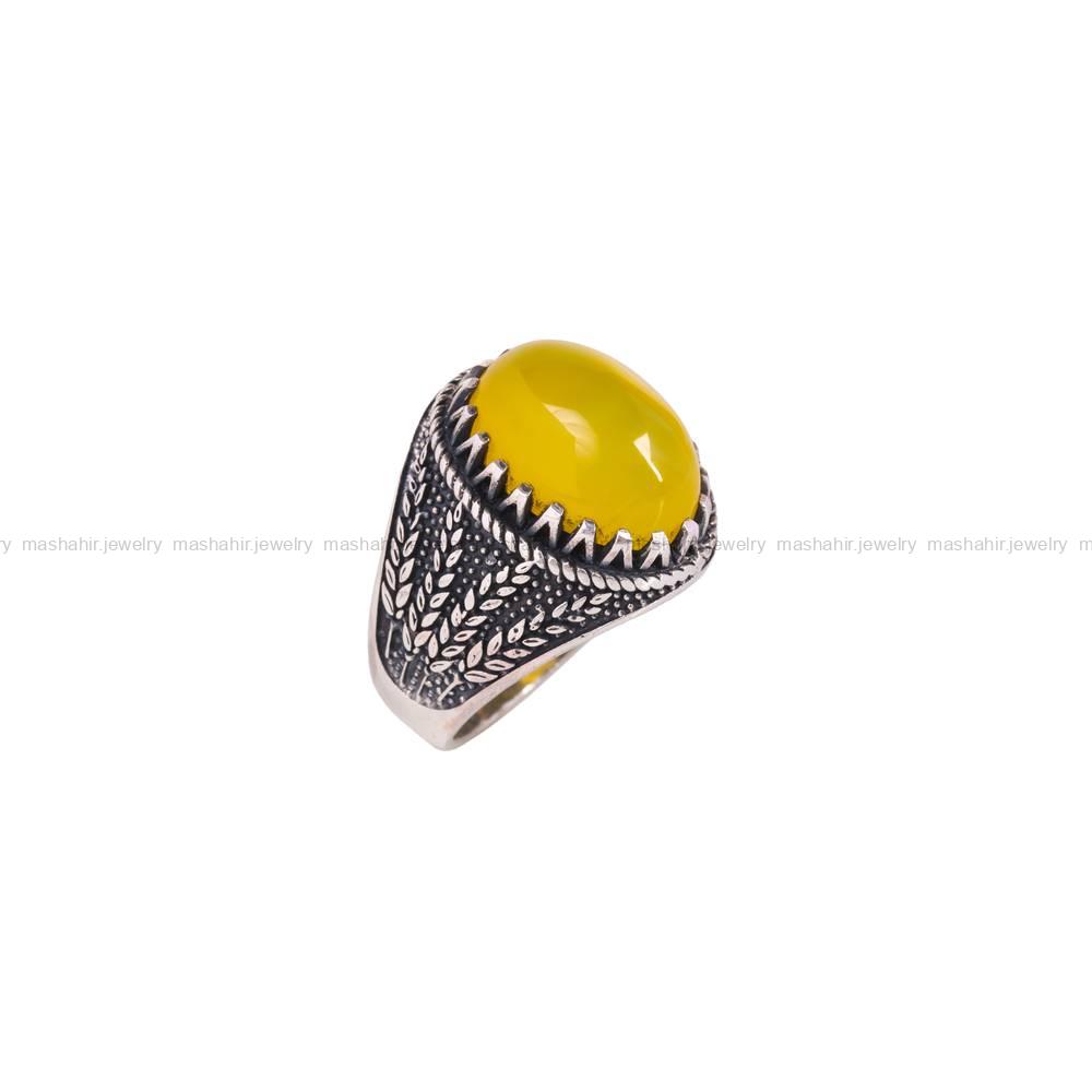 انگشتر شرف الشمس مردانه کد 5479