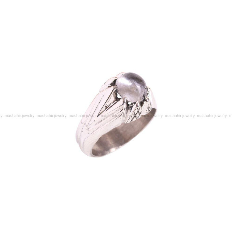 انگشتر دُر نجف مردانه کد 3645