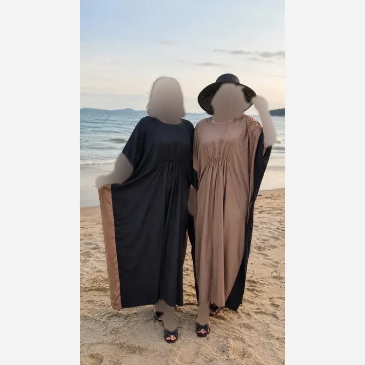 پانچ نخی سایز بزرگ زنانه خنک و آزاد مناسب ساحل و مهمونی