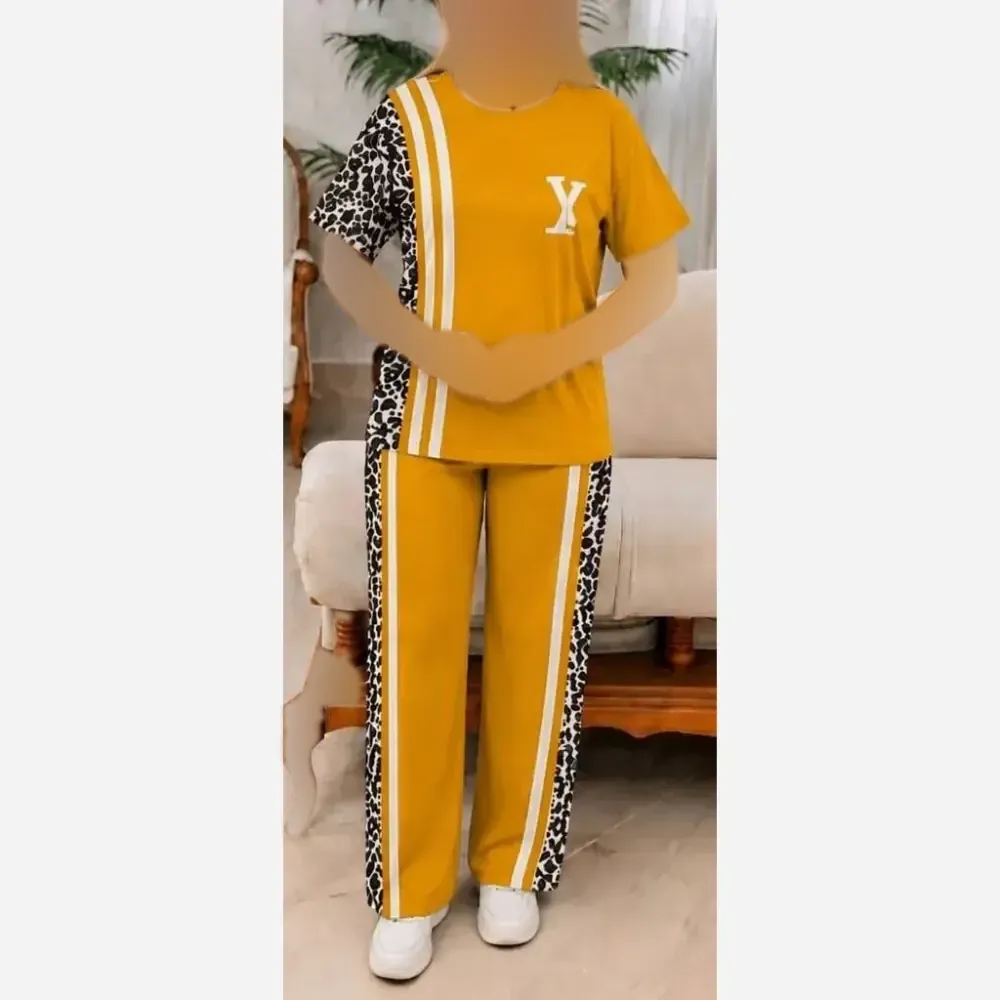 تیشرت شلوار مدل ترانه پنبه ای فری سایز