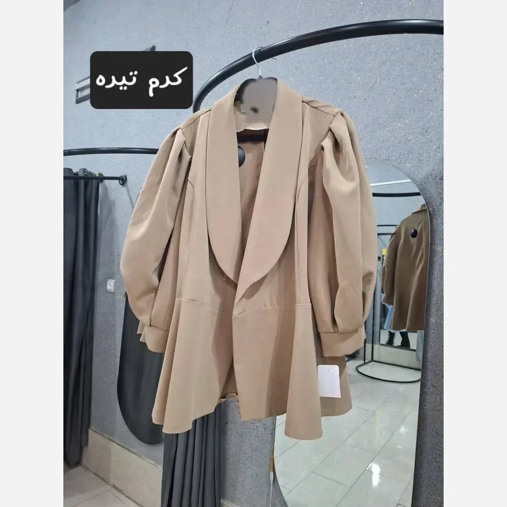 کت زنانه مازراتی کمربند دار مدل صوفیا