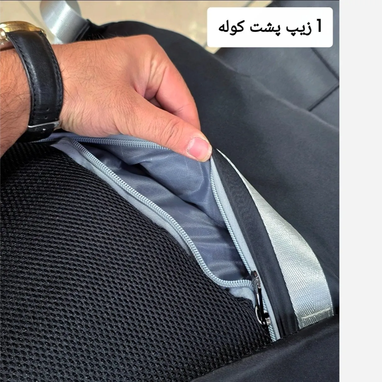 کوله پشتی اسپرت جادار ضد آب پارچه ریپس خارجی