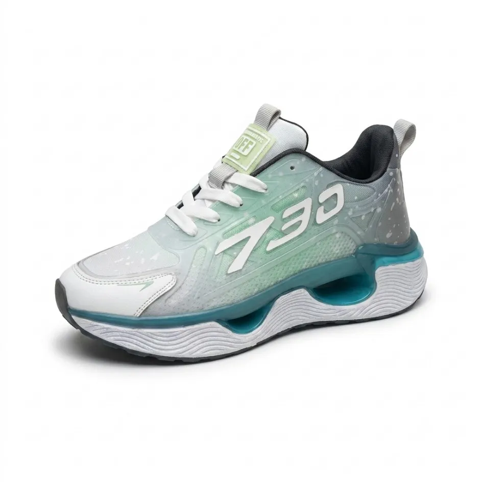 کفش اسپرت زنانه سفید سبز مدل تونلی 730