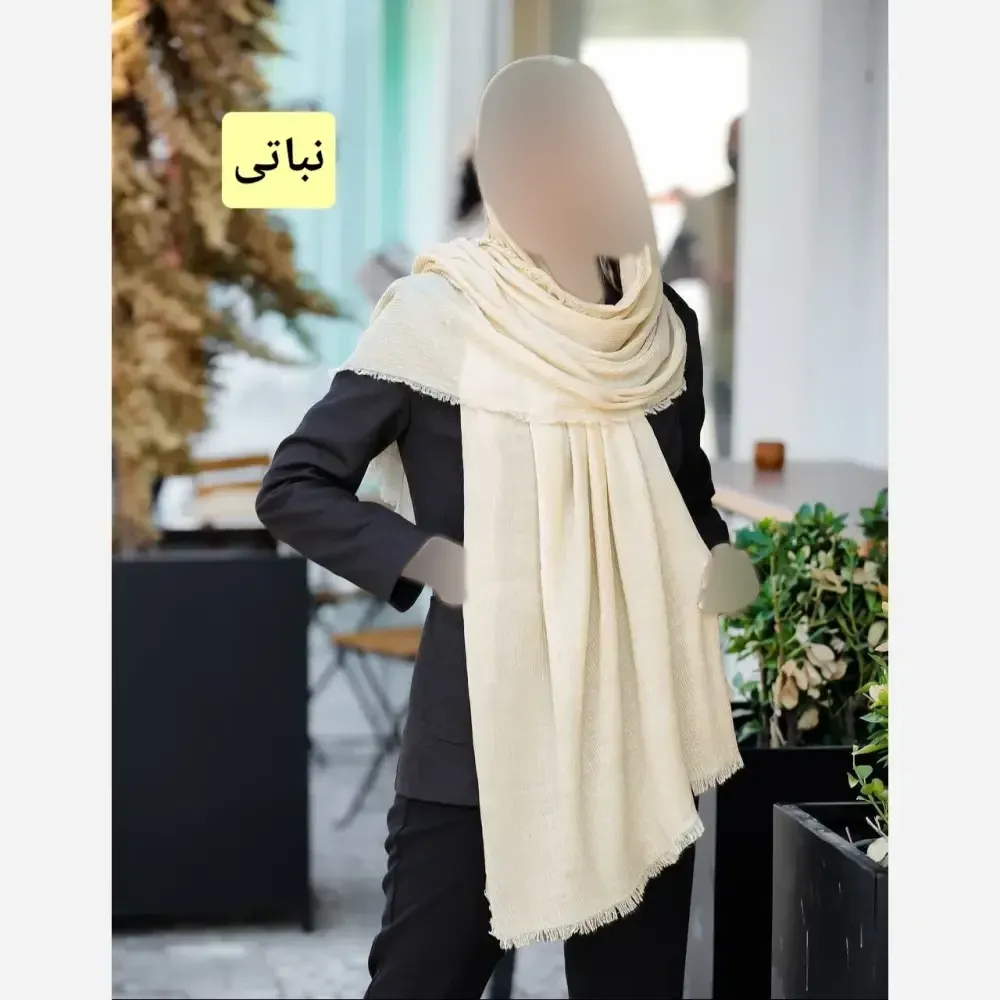 شال نخی برشکا ریزپلیسه قواره بلند تابستانی