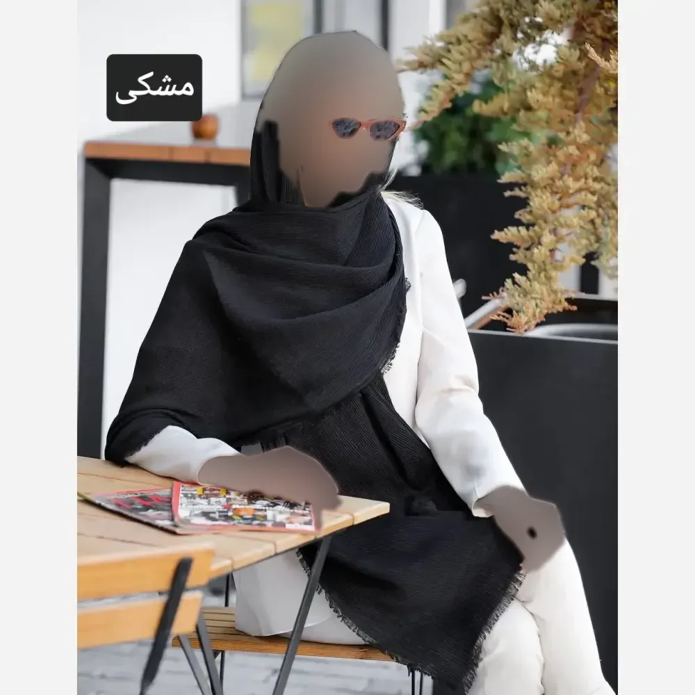 شال نخی برشکا ریزپلیسه قواره بلند تابستانی