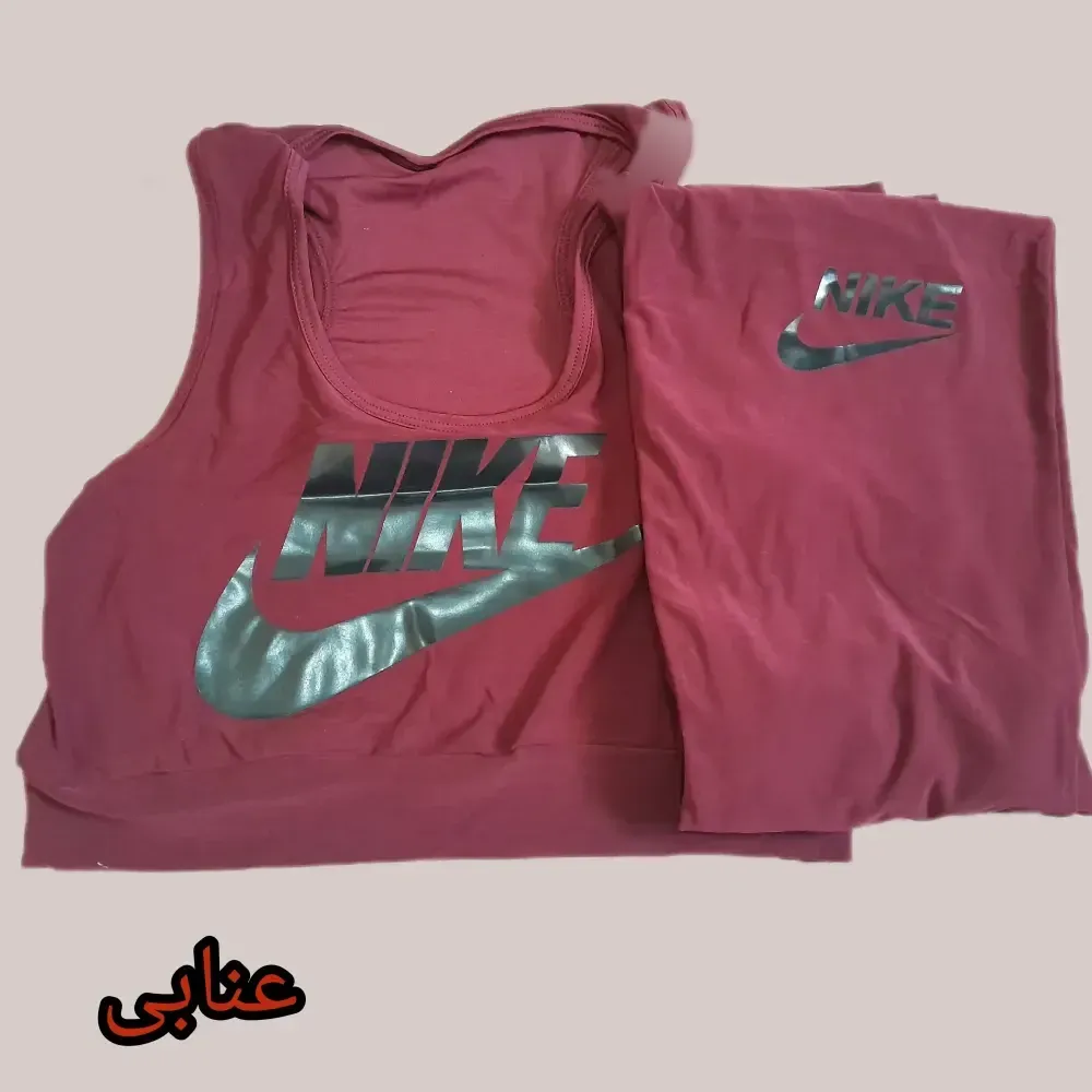 ست نیم تنه و ساپورت ورزشی زنانه جنس فیلامنت فول کش سایز 38 تا 48