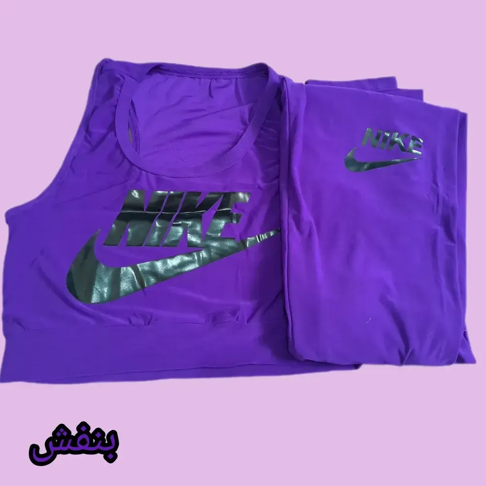 ست نیم تنه و ساپورت ورزشی زنانه جنس فیلامنت فول کش سایز 38 تا 48