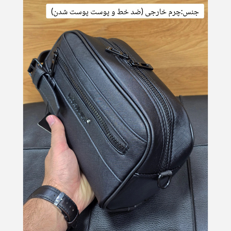 کیف دستی و دوشی چرم صنعتی مونت بلانک مدل 3260