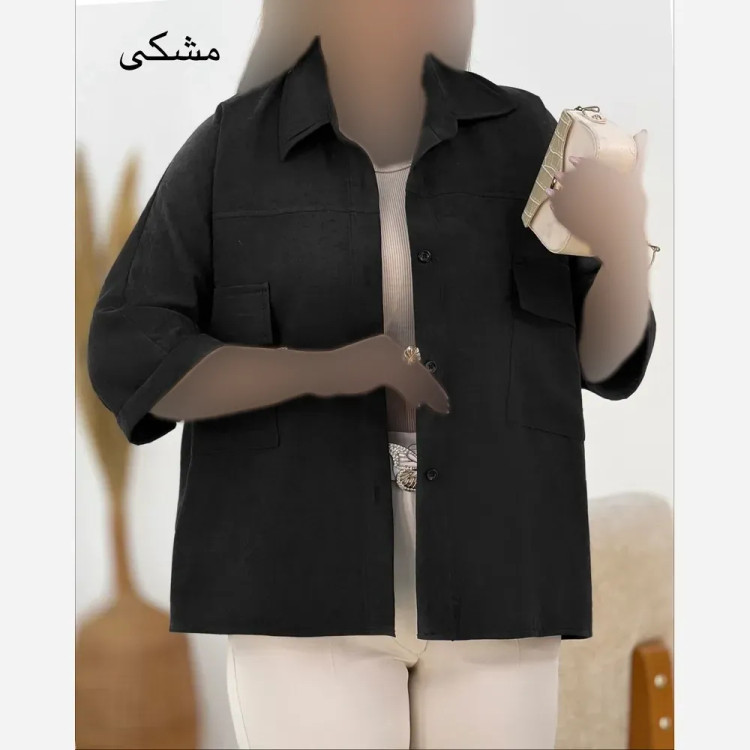 شومیز زنانه مدل بیتا جنس شانتون اسلپ (2)