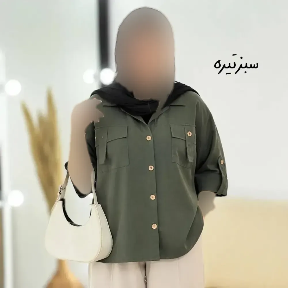 شومیز تابستونی لینن جیب بندی (2)