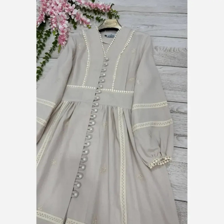 ساحلی لینن نازنین قد 140 سایز بزرگ و معمولی