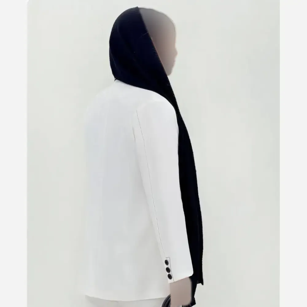 کت تک رویال جنس مازراتی درجه یک رنگ مشکی و سفید