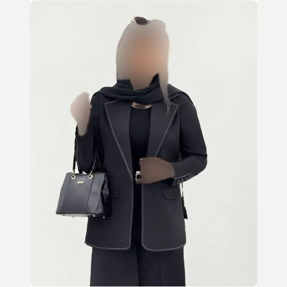 کت تک رویال جنس مازراتی درجه یک رنگ مشکی و سفید