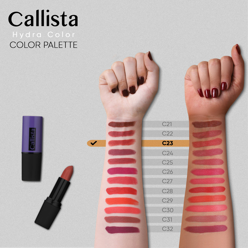 رژ لب جامد کالیستا سری Hydra Color شماره C23