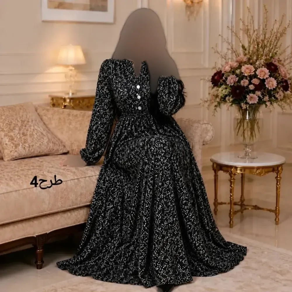 پیراهن بلند زنانه آسلین جنس الیزه درجه یک سایز 1 و 2