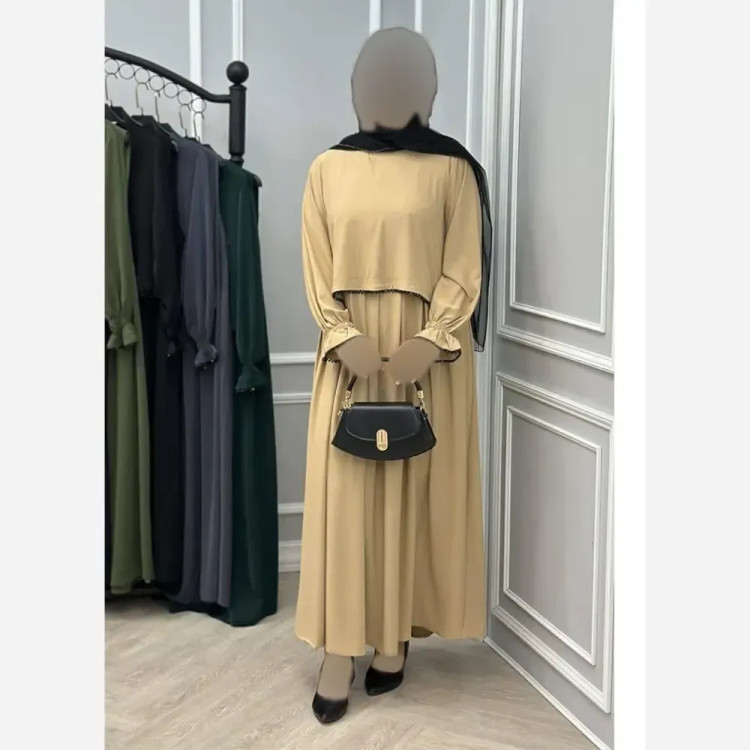 عبا زنانه مروارید دوزی شده مدل الیزه گرم بالا رنگ مشکی کله غازی نسکافه ای شکلاتی کرم سورمه ای