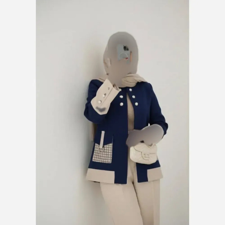 کت شلوار زنانه مدل الیزابت پارچه دبل مازراتی فول بگ رنگ بندی متنوع