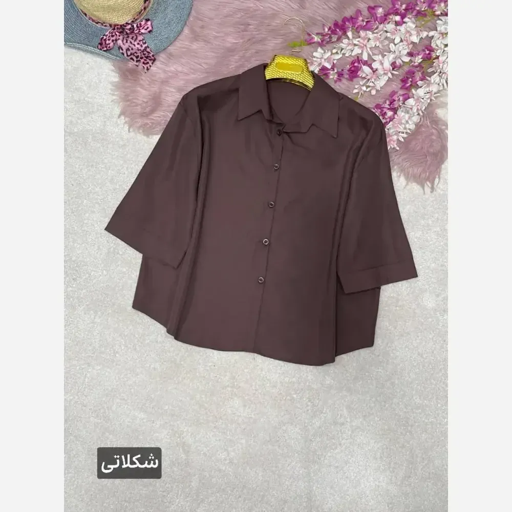 شومیز پاستیلی وانیا جنس پری خنک و سبک