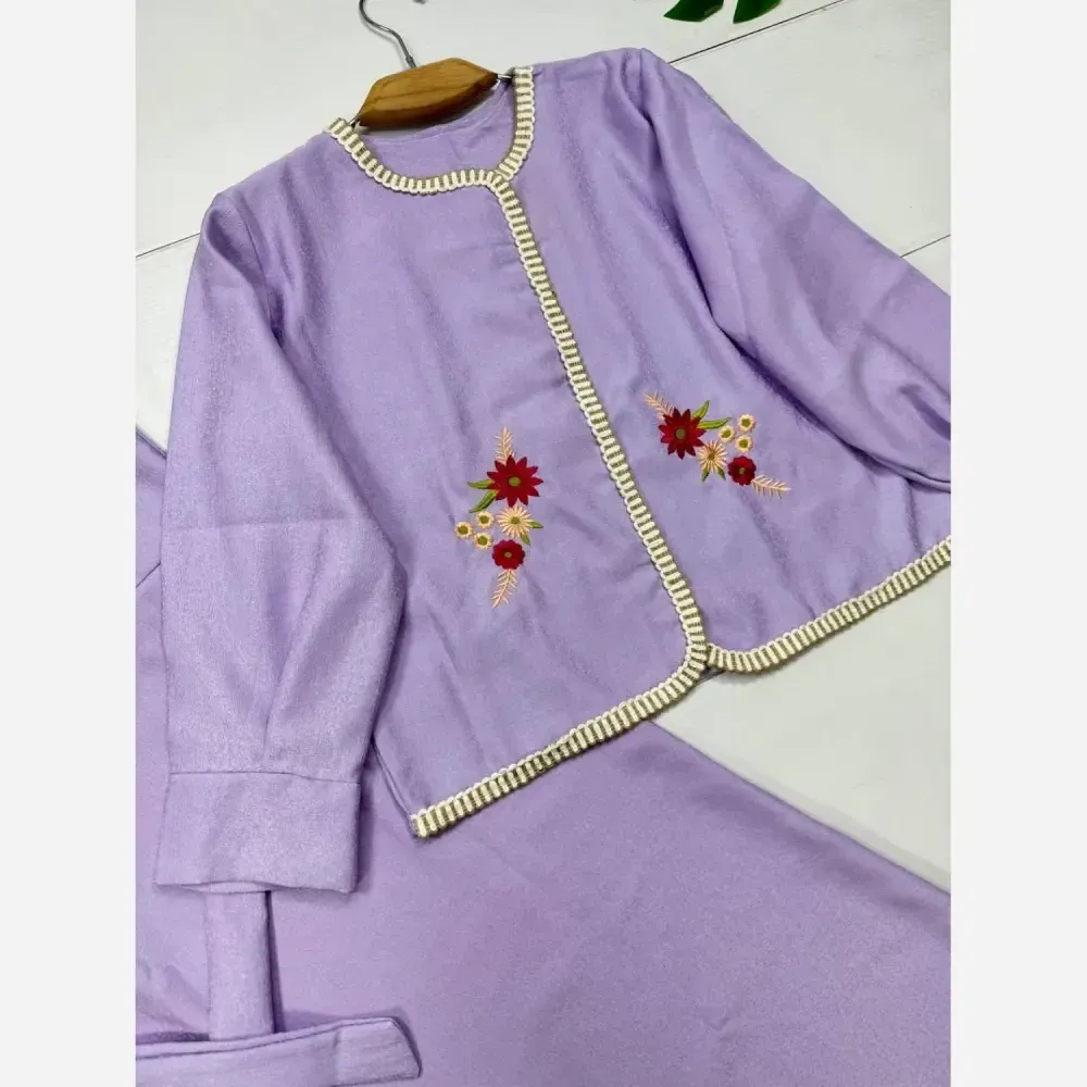 کت و سارافن همتا جنس اطلس شاین دار فری سایز