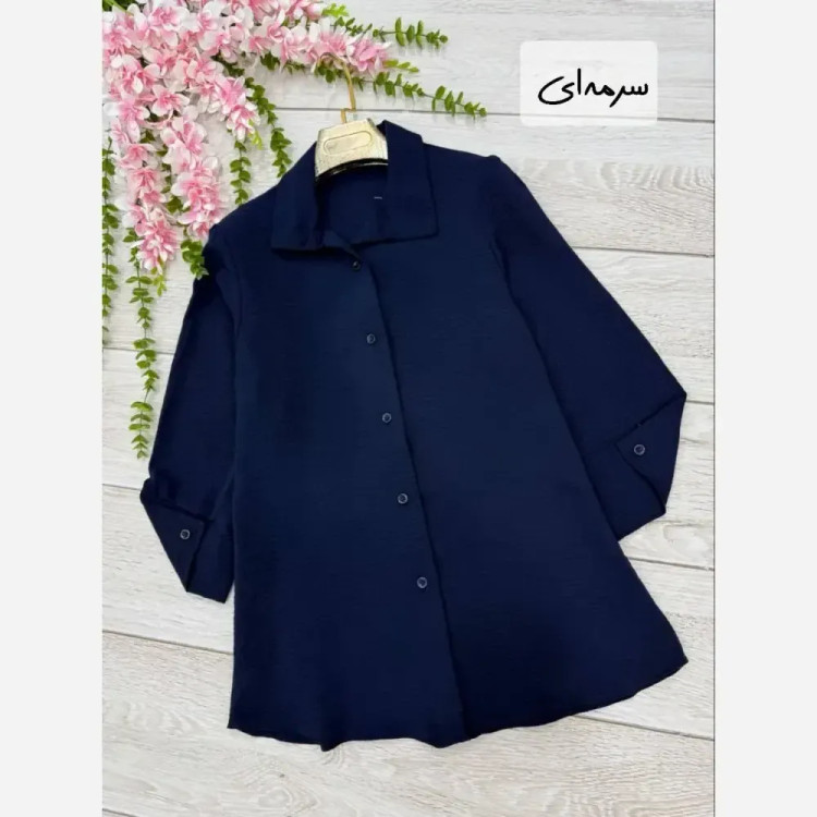 شومیز تابستونی شانتون آستین سه ربع زنانه و دخترانه رنگ بندی متنوع