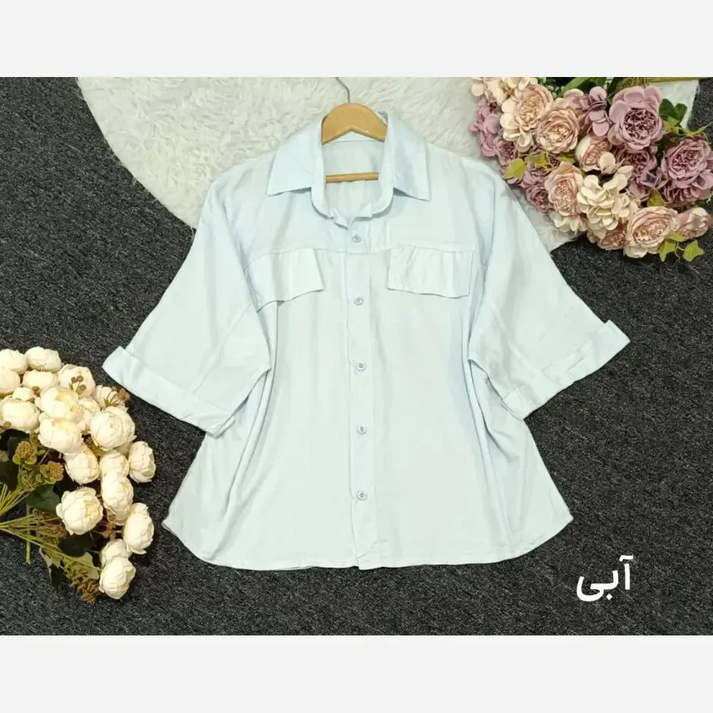 شومیز باکسی لنینی نخی ترک زنانه فری سایز