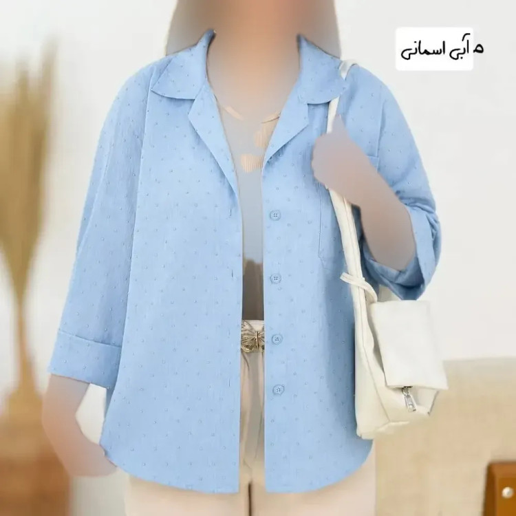 شومیز نگین دار سایز بزرگ جنس پری (2)