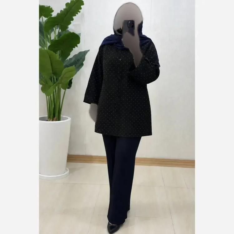 شومیز نگین دار سایز بزرگ جنس پری (2)