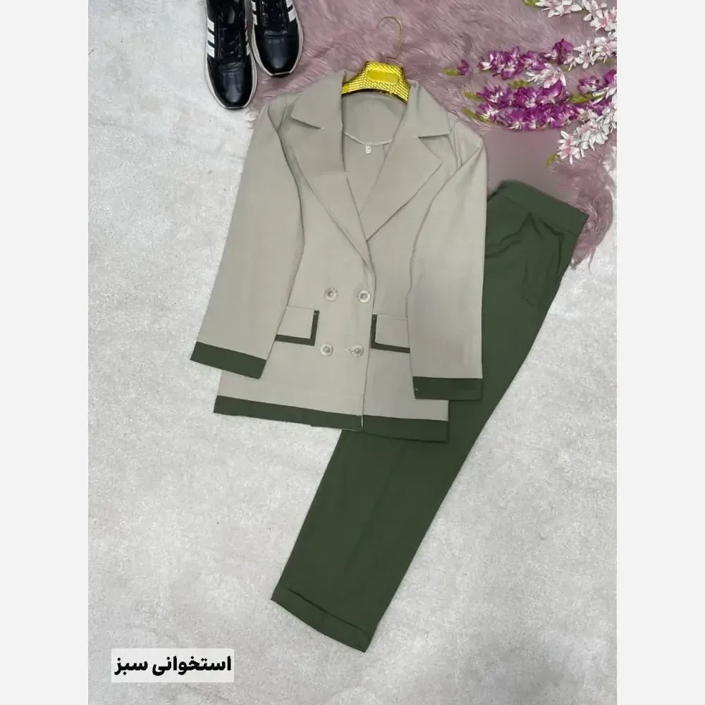 کت شلوار زنانه لنین مدل سوران