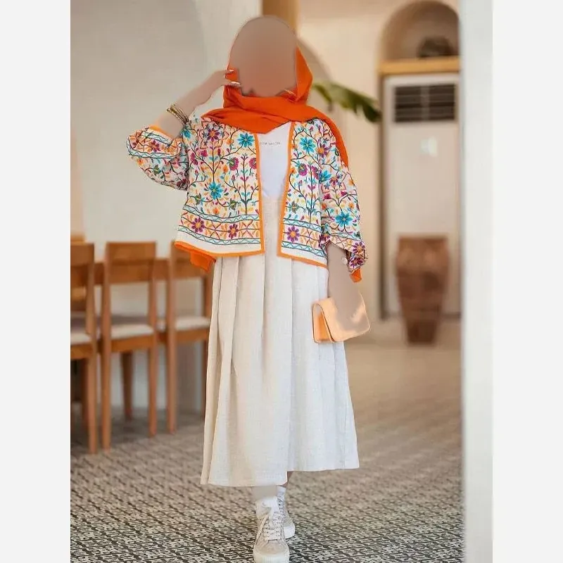 کت و دامن لینن زنانه مدل خرم فری سایز تا 48