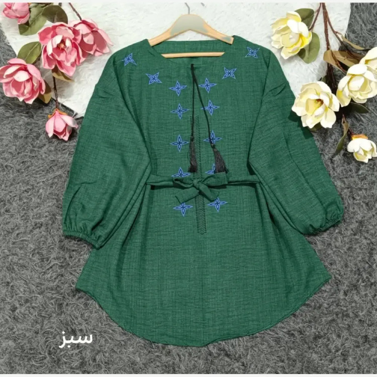 شومیز چاپی گلبرگ صوفیا درجه یک فری سایز (2)