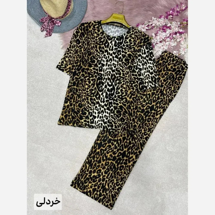 تیشرت شلوار زنانه رزیتا ویسکوز پنبه فول کش سایز فری 38 تا 46