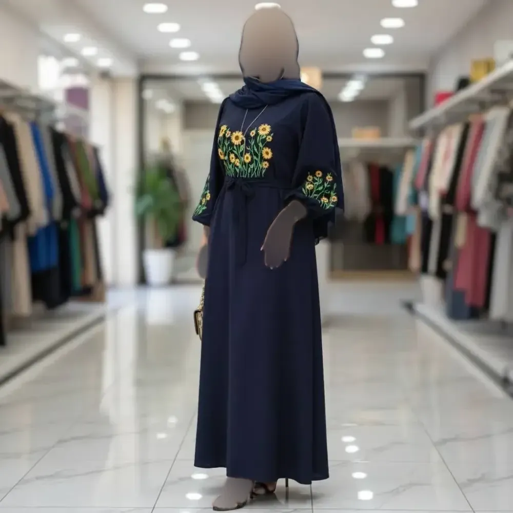 کفتان گلدوزی اروشا جنس بابوس فری سایز