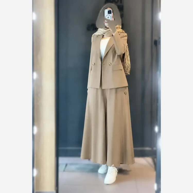 کت و شلوار لنین زنانه مدل رویا رنگ بندی متنوع سایز 38 تا 48