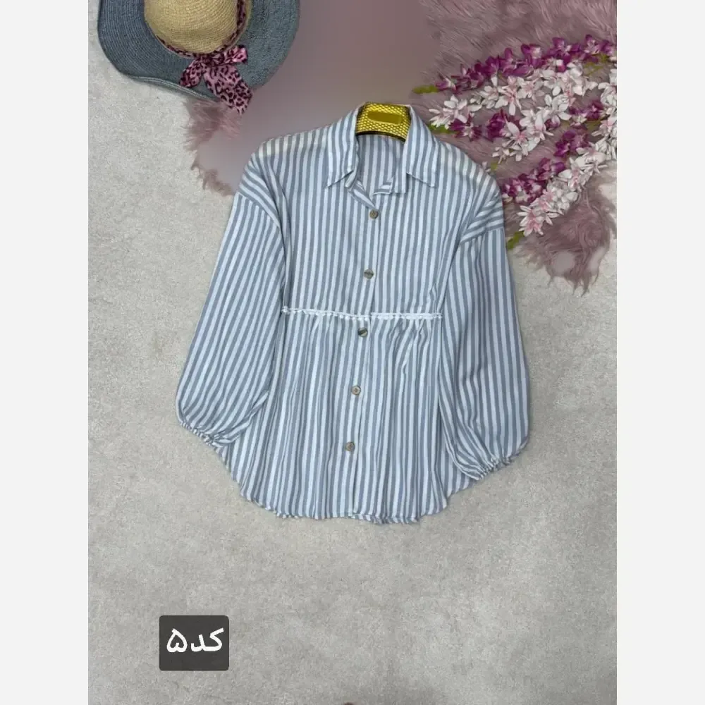 شومیز عروسکی آرتمیس جنس لنین پنبه فری سایز 38 تا 46