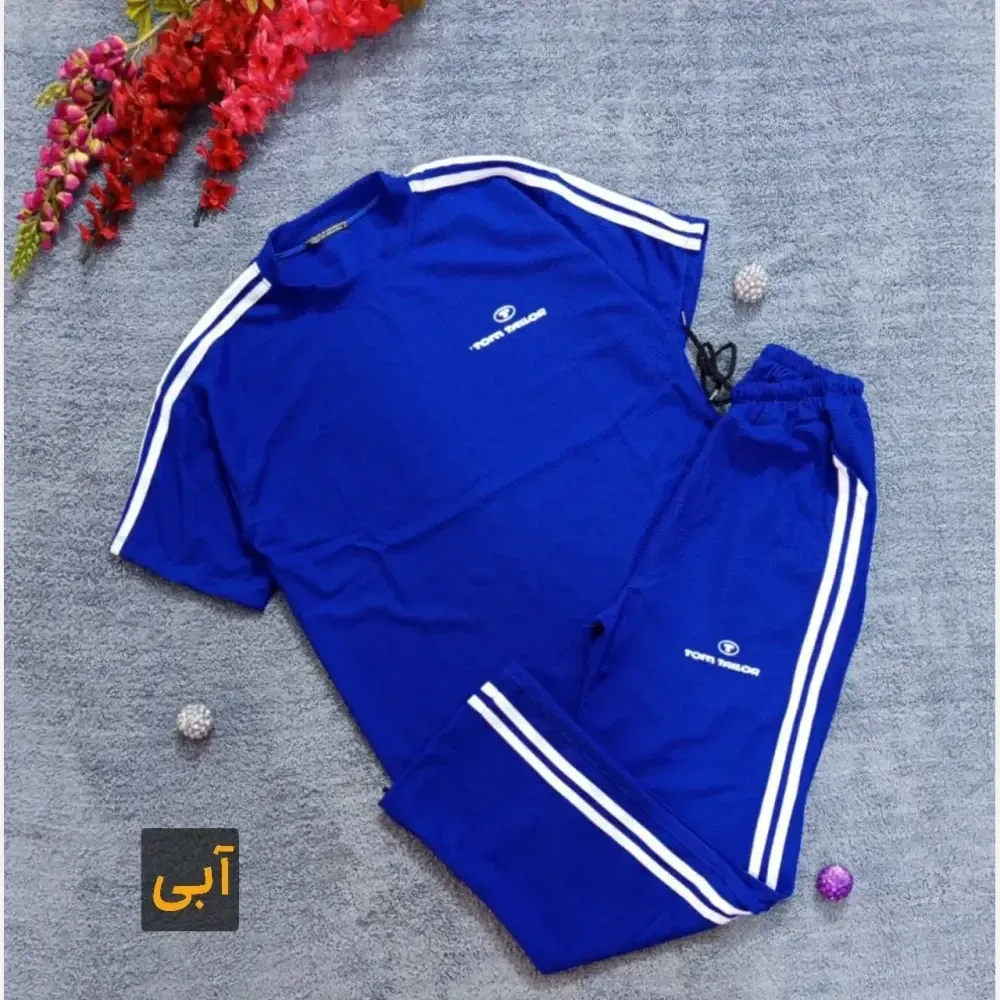 ست تیشرت شلوار بیسکوییتی طرح تام تیلور