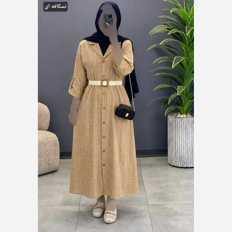 ست تونیک شلوار ویسکوز الیزه فول کش آسنات سایز 36 تا 52