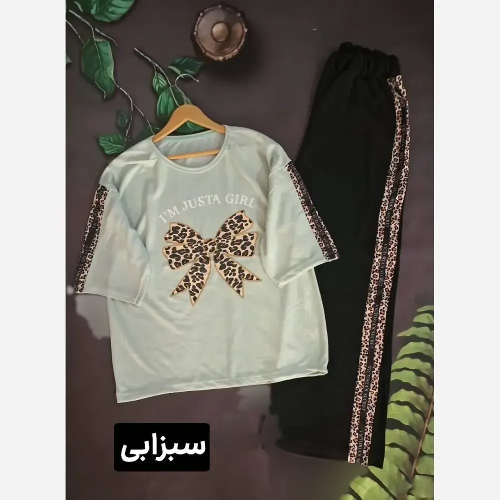 ست بلوز شلوار زنانه پنبه گلکسی مدل ویکتوریا سایز 38 تا 48
