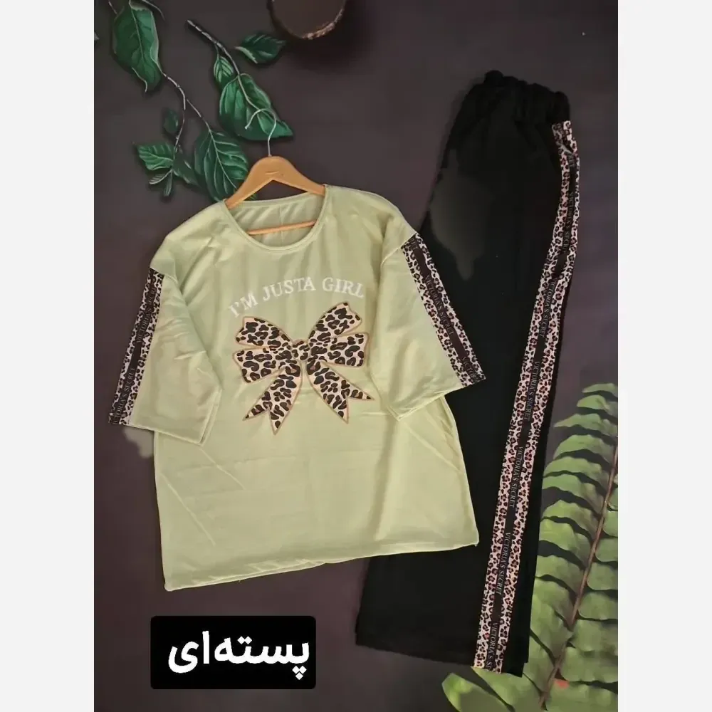 ست بلوز شلوار زنانه پنبه گلکسی مدل ویکتوریا سایز 38 تا 48