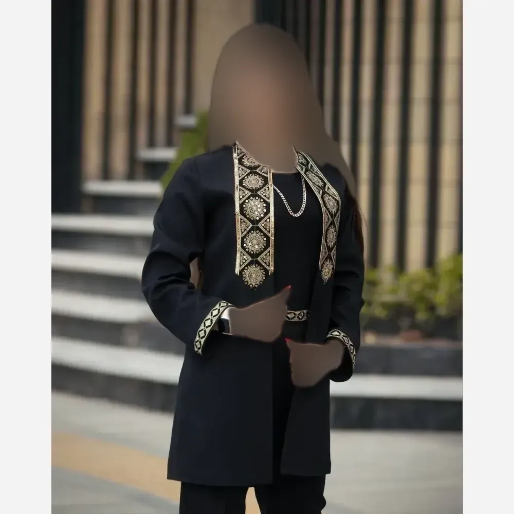 کت شلوار زنانه مجلسی جنس پرشین مکانیک فری سایز 36 تا 46
