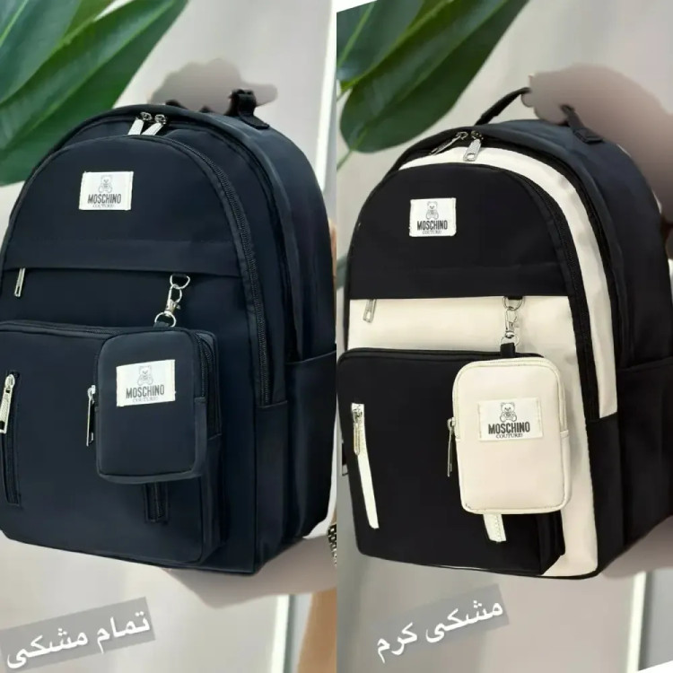 کوله پشتی اسپرت همتا جنس دیبا ضد آب ابعاد 40 در 27 سانتیمتر