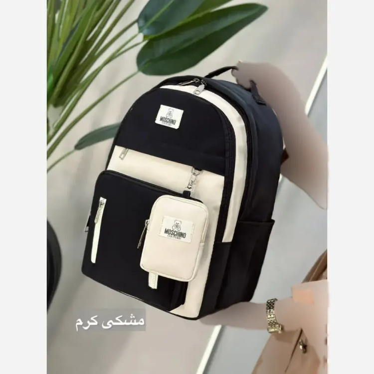 کوله پشتی اسپرت همتا جنس دیبا ضد آب ابعاد 40 در 27 سانتیمتر