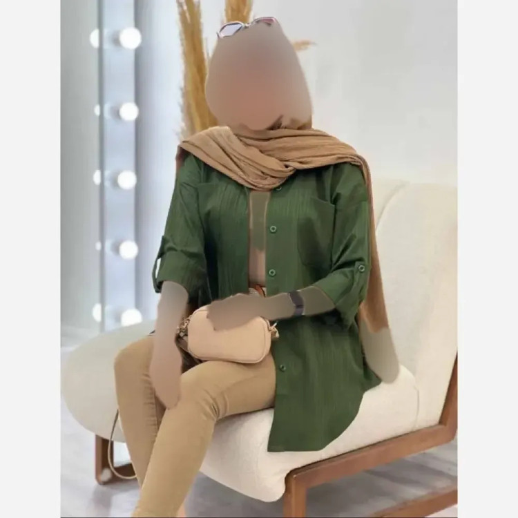 شومیز زنانه مدل سونیا جنس سوپر آیوا فری سایز (2)