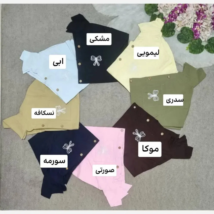 شومیز زنانه مدل پرنسس جنس الیاف طبیعی فری سایز مناسب 38 تا 48