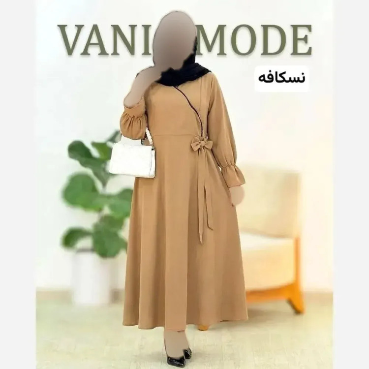 مانتو عبایی زنانه مدل غزاله جنس الیزه درجه یک فری سایز