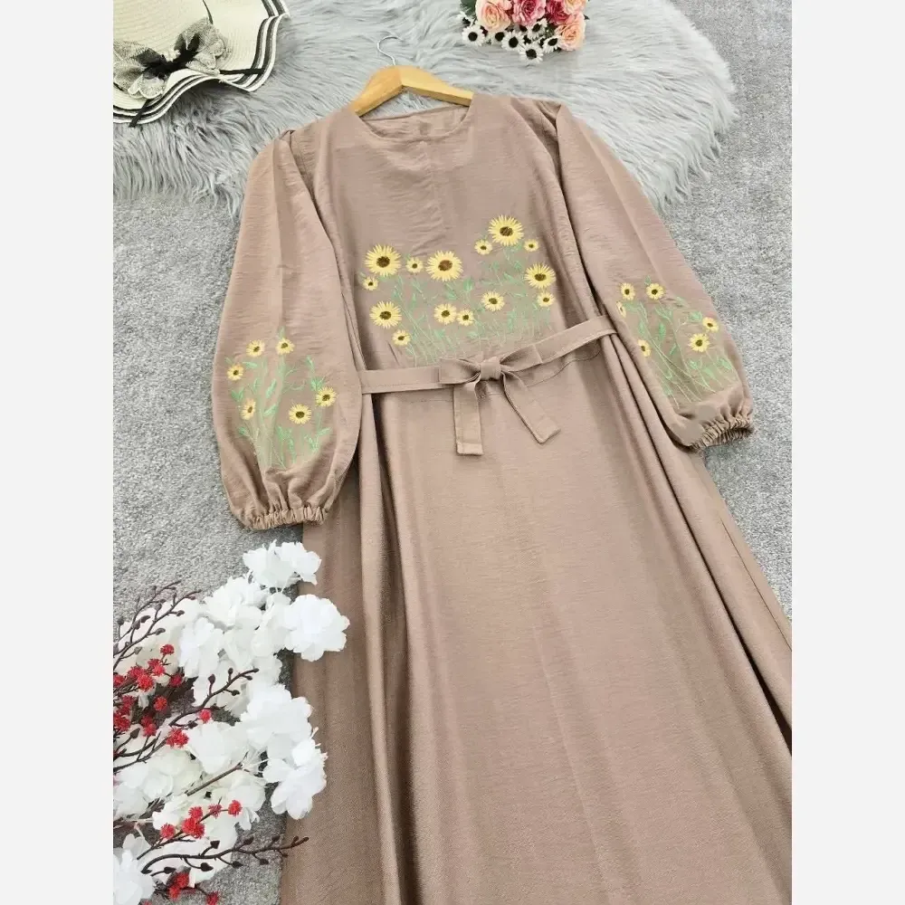 کفتان گلدوزی شده زنانه جنس بابوس فری سایز