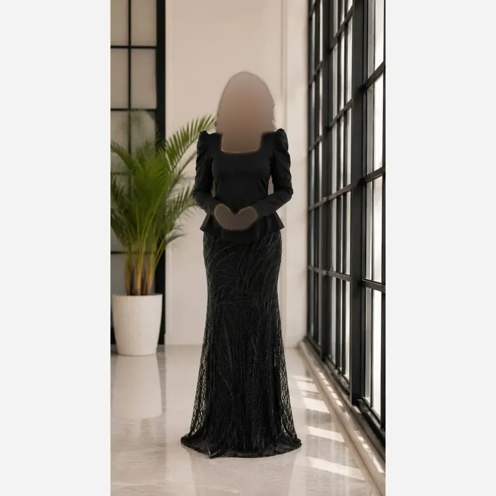 پیراهن ماکسی زنانه مدل سوین جنس کرپ کش و حریر شاین قد 155